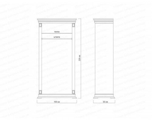 Шкаф Верди Люкс 120 в Рязани