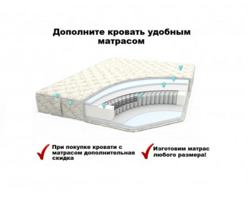 Кровать Елена 140 в Рязани